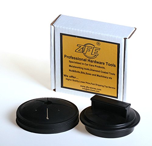 Waste King Black EZ Mount Garbage Disposal Stopper & Splash Guard - Pack of 1