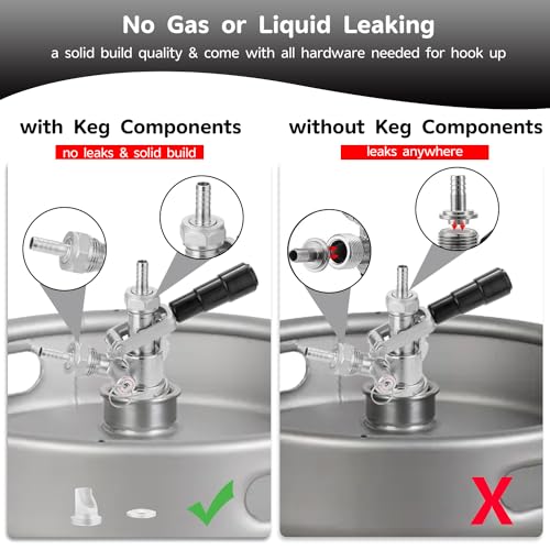 Sankey Keg Tap Coupler D System 5/16" Stainless Probe, 304 SS, with 4 clamps