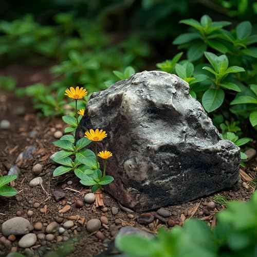 Hide A Key in Plain Sight in a Real Looking Rock/Stone, Holds Standard Sized Spare Keys