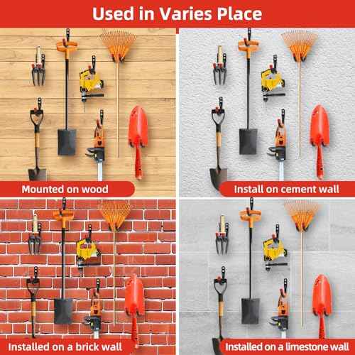 Heavy Duty Garage Wall Hooks for Hanging, 6Pcs Storage Hooks, 3.8inch Hanging Hook for Garage Storage and Organization,Wall Mount Utility J Hook with Wall Anchors and Screws (6, 3.8inch)