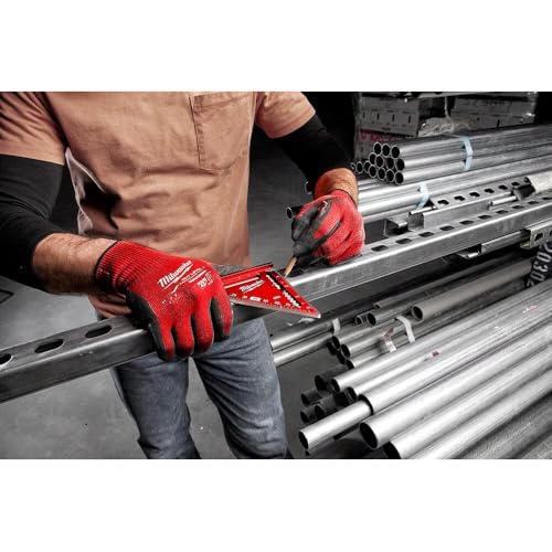 Milwaukee 4-1/2 in Trim Square with Dual 1/4" & 3/8" Heels, Locking Precision