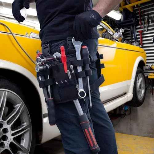 Holster Z 2.0 Leg Tool Pouch,Men's Electrician Tool Pouch with Belt Clip