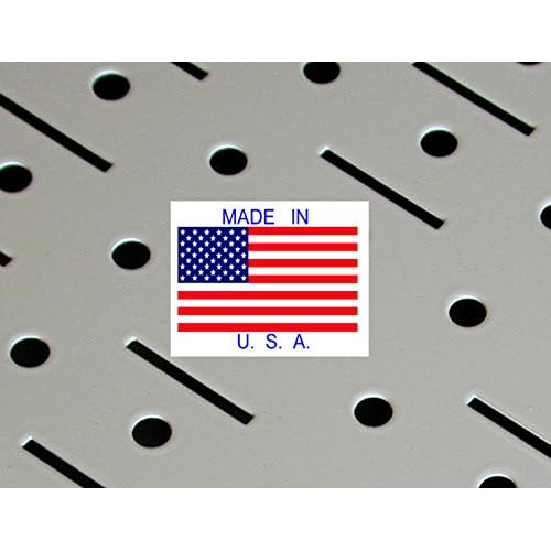Wall Control Pegboard Spray Can Holder Bracket and Aerosol Can Organizer Pegboard and Slotted Tool Board - Black