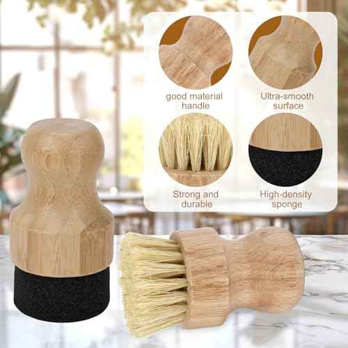 Wood Cutting Board Oil Applicator & Brush, Butcher Block Food Grade Mineral Oil Wax Applicator Conditioner for Scrapers Bowls Spoons Cleaning and Washing (Wood Color)