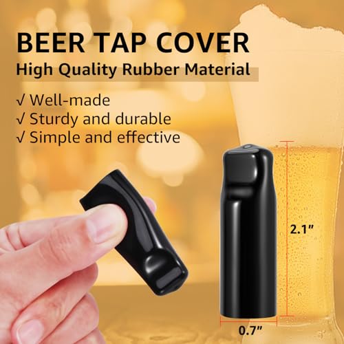 MRbrew Beer Tap Cover Set 10 Pack – Universal Rubber Nipple Soothers for Standard Draft Faucets
