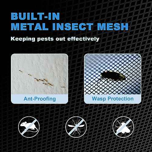 14" x 20" Aluminum Alloy Gable Vent - Never Rust, Heat Dissipation & Condensation Prevention, Ideal for Shed, Attic, Wall, Door & Shipping Container - Vent Opening: 12" x 18"