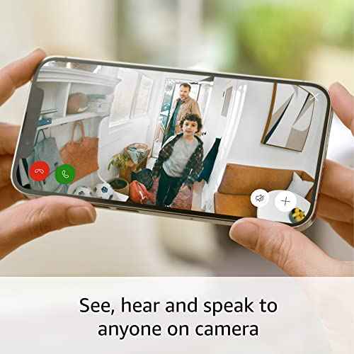 Ring Indoor Cam ? Home or business security in 1080p HD video, White