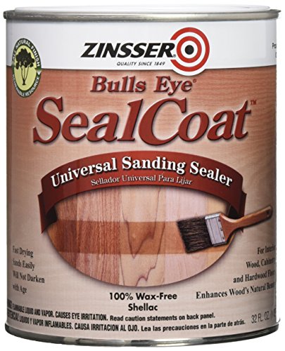 Zinsser Bulls Eye SealCoat Universal Sanding Sealer Quart - Interior Wood Finish