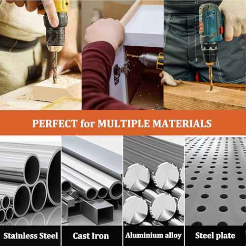 5mm Metric Cobalt Drill Bits, M42 HSS Metal Drill Bit Set for Hardened Steel, Cast Iron, Wood and Plastic, 135 Degree Split Point, 5 Pcs