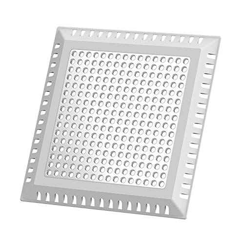 Hair Catcher/Drain Strainer/Shower Drain Cover for Bathroom Floor Drain, Stainless Steel and Silicone (Patented Product)