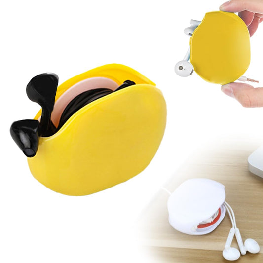 Automatic Cord Reel, 2025 New Retractable Recovery Cord Reel Wire Collection Organizer for Phone Cords, Travel Cable Winder Wire Cord Winder for Usb Headphone Data Cables Organize (Yellow)