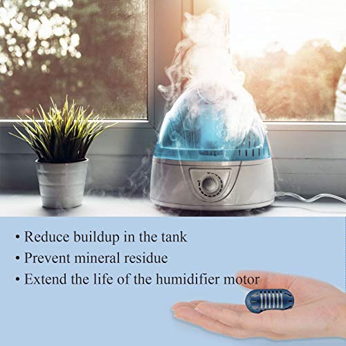APPLIANCEMATES Demineralization Cartridge (10-Pack) for Ultrasonic Humidifiers, Blue