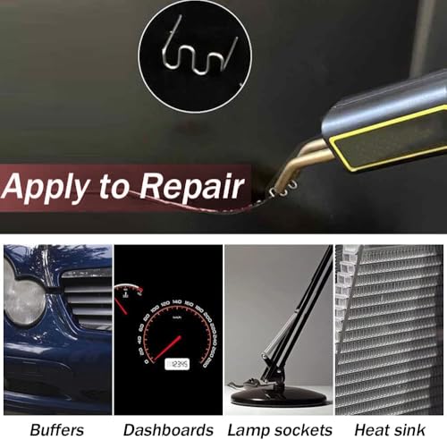 DLronwey 2 Styles Plastic Welding Staples Pack of 1000 - Auto, Decoration, Toy & Repair