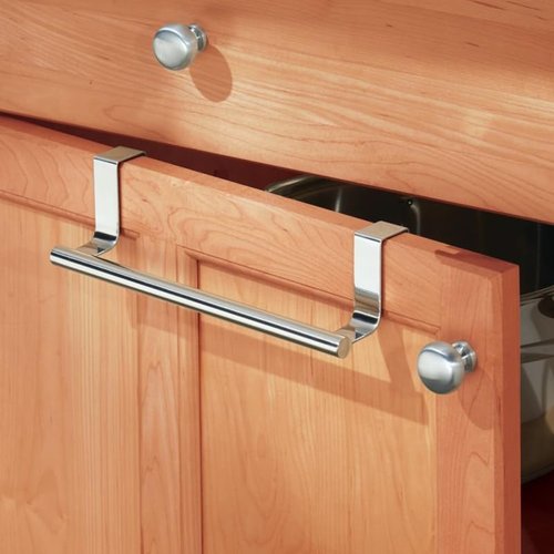PRETYZOOM Elegant Towel Organizer 36cm Towel Hanger Multi-Functional Storage Rack Kitchen or Bathroom No Tools Needed