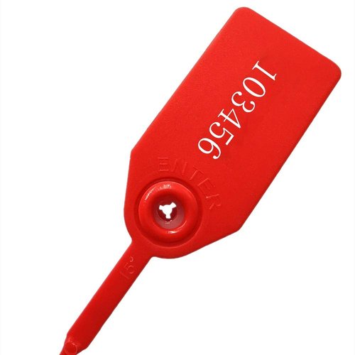 Plastic Security Tags Numbered Tamper Proof Seals Self Locking Zip Ties 9.84" Length (Pack of 500)