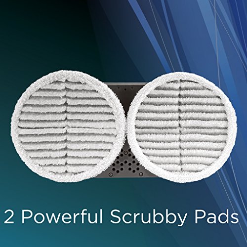 Bissell SpinWave Mop Pad Kit Replacement Pads 2124 – 4 pads, 2 soft + 2 scrubby, genuine OEM