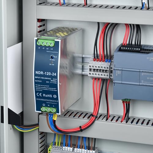 XSHBGF 120-24 24V DC Power Supply DIN Rail 120W 5A Switch Converter - Model NDR-120-24