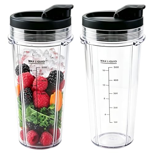 BN301 BN300 20 oz Replacement Blender Cups for Ninja Nutri-Plus BN301/BN300
