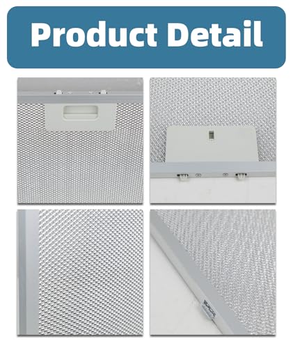 Universal Range Hood Grease Filter 12-5/9" x 10-1/5" | 5-Layer Aluminum Mesh, Dishwasher Safe