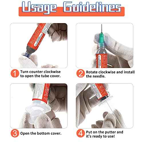 Wonderway Sn42/Bi58 T4 Lead Free Solder Paste No Clean, 138¡É Melting Point (30gx4packs)