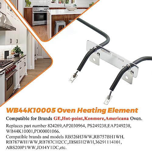 Blutoget WB44K10005 Oven Bake Element for GE/Hotpoint 240V 2585W Bottom Bake