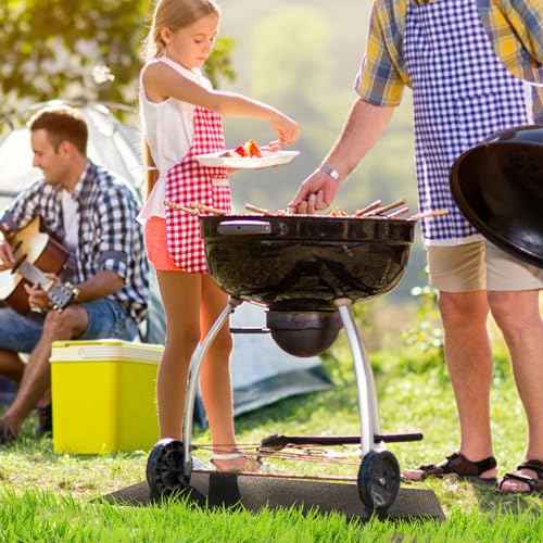 Carbon Felt Fireproof Welding Blanket, Heat Resistant Up to 1800¡ÆF, 12 * 12 in Flame Retardant Fabric Carbon Felt for Stove Wick, Heat Shield for Soldering, Firepit, Smoker, Black