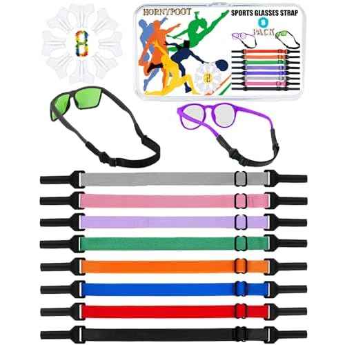 Kids Glasses Strap for Boys Girls(6.5-10in),Silicone Eyeglasses Straps for Women Men, Toddler Glasses Strap