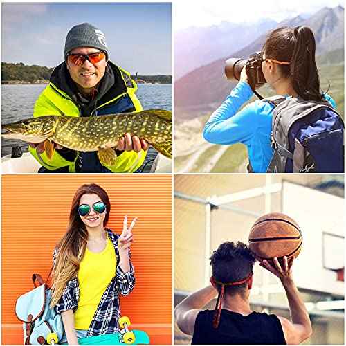 Glasses Strap Great Value 6 Pack Black,Soft Glasses Lanyard Suitable Various Sports & Jobs ,Comfortable Sunglasses Strap Pocket-Sized ,Eyeglass Strap for Kids Women Men Eye Glasses Holders Around Neck