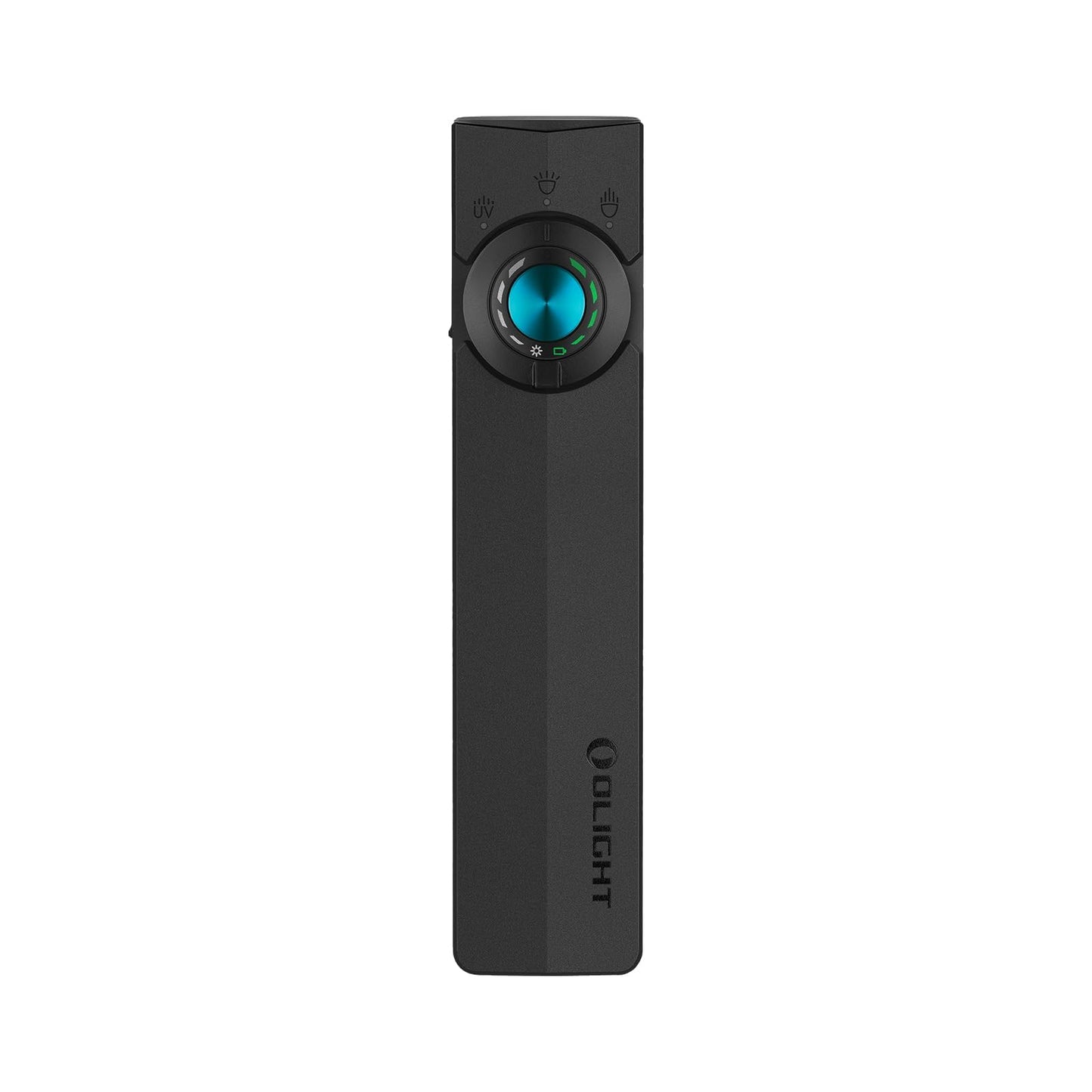 OLIGHT ArkPro EDC Flat Flashlight Rechargeable with Green Beam, UV and White LED,1500 Lumens USB-C Pocket Camping Flashlight, Spotlight Floodlight for Outdoor Emergency Working (Black NW)