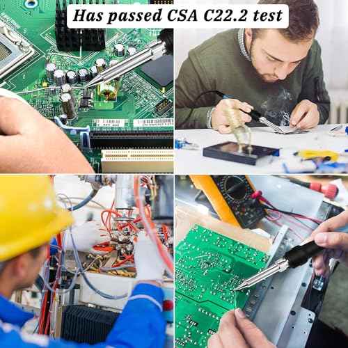 Soldering Station Digital Display with 5 Extra Iron Tips Soldering Iron Station 392¢µ-896¢µ Temperature Adjustable Better Soldering Iron Soldering Kit with Solder Bracket SD2