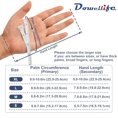 Dowellife Cut Resistant Gloves Food Grade Level 5 Protection, Safety Kitchen Cut Gloves for Chef Oyster Shucking Mandolin Knife Butcher Meat Cutting