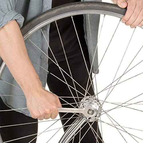 KINJOEK 2 PCS 10mm 12PT Ratchet Wrench, Metric Ratcheting Wrench Set with 5¡Æ Movement and 72 Teeth for Projects with Tight Space