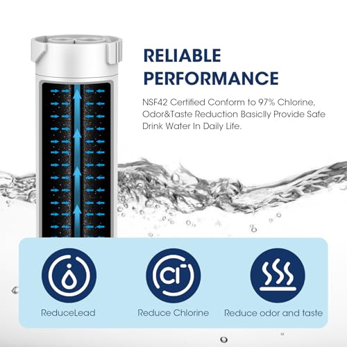 MARRIOTTO XWFE Built-in CHIP Refrigerator Water Filter – Pack of 2 (2 Count)