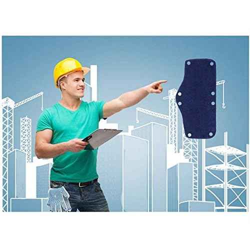 Hard Hat Sweatband, Cotton Hard Hat Liner, Reusable Hardhat sweatbands(Blue