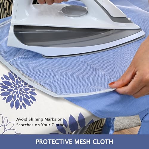 Dahlia 12.5"x32" Mini Ironing Board Cover and Pad (Fits 30"-32" Boards) - SheeChung