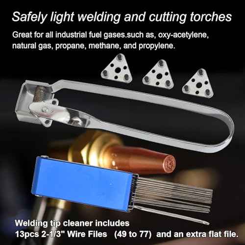 Welding Accessories,22pc,Chipping Hammer, Welding Soapstone Holder,16'x 1"Tape measures,50LB Welding Magnet,Triple Flint Torch Striker,3"Torch Cleaner,Wire Brush 11"