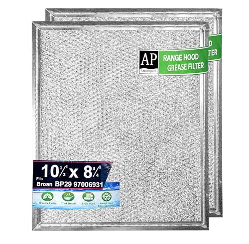 Range Hood Filter 10.5 x 8.75 in for Broan 97006931, Nutone RL6100 series