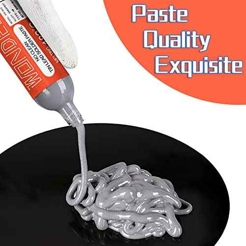 Wonderway Sn42/Bi58 T4 Lead Free Solder Paste No Clean, 138¡É Melting Point (30gx4packs)