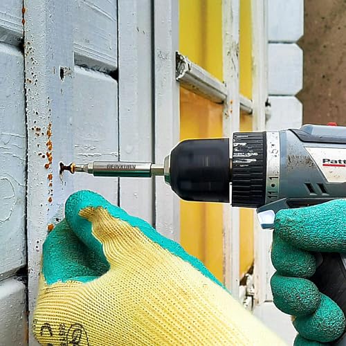 2.5Inches Stainless Screwdriver Bit Holders, 3PACK Extension Socket Drill Bit Magnetic Holder Hex Shank Quick-Change Drill Bit Guide