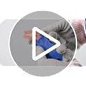 Blue Plastic Razor Blade Scraper Set - 2pcs Handle + 100 Blades for Gasket & Glass Removal