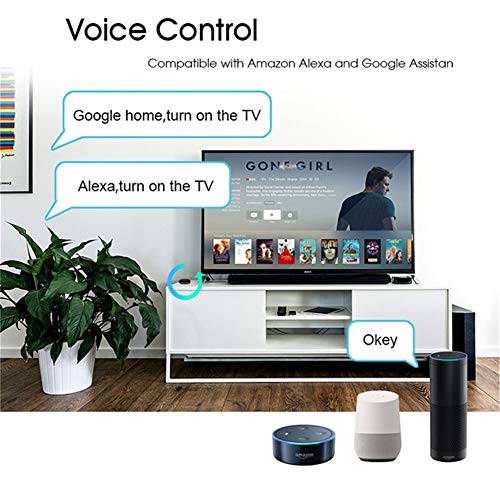 MOES Standard WiFi IR Universal Remote Controller for AC TV DVD Alexa Google
