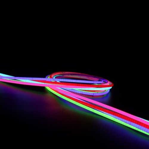 Boarda-Lighting Ice Blue COB LED Strip,12V 3mm 400LEDs/m RA>90 High CRI Tape Light, Cuttable Flexible,16.4FT 2000LEDs IP30 COB LED Light for Indoor House Kitchen Room Decor