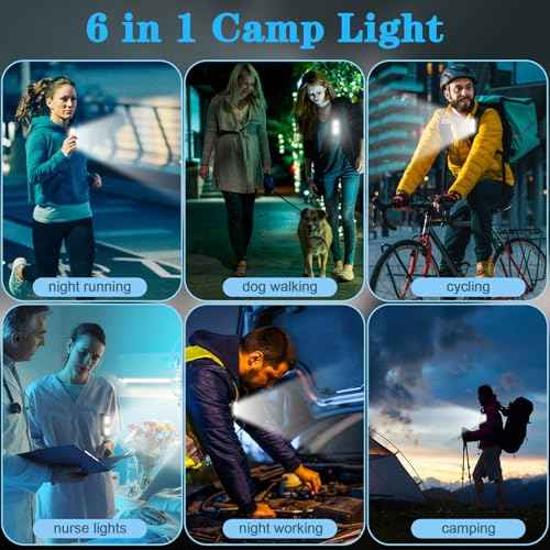 Small Rechargeable EDC Flashlight, Clip on Running Lights Gift for Runners, Safety Bike Lights for Dog Walking at Night, Hands Free Running Accessories Gear for Women Men