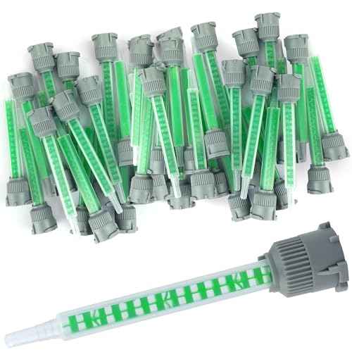 20 PCS Epoxy Mixing Nozzle Adhesive Mixing Nozzle Tip for Resin Adhesive Cartridges 50ml (1:1 & 2:1 Ratio)