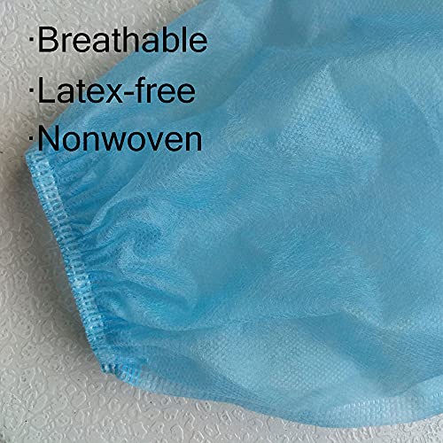 Greenour 200/1000 Counts Disposable Sleeve Covers for Arms Oversleeves Latex-free with Elastic Ends Blue 16 Inches