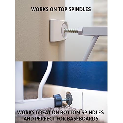 Wall Nanny - Dog Gate Wall Protector (Made in USA) Protects Walls and Doorways from Pet Gates - for Pressure Mounted Indoor Safety Baby Gates (4 Pack)