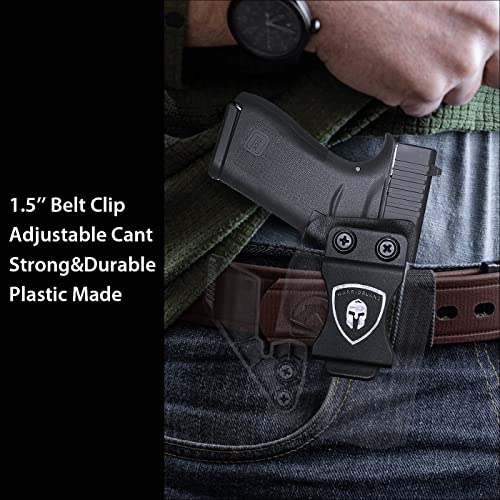 1.5 Inch / 1.75 Inch Holster Belt Clip Optional: Tailored for IWB & OWB Sheath, Kydex Holster & Knife Sheath Belt Clip, Belt Clip for Holster, with Metal Washers/Screws/Slotted Binding Posts/Washers