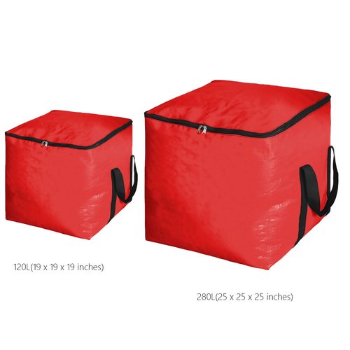 IWEIK Extra Large Heavy Duty Storage Bag (Black, 280L)