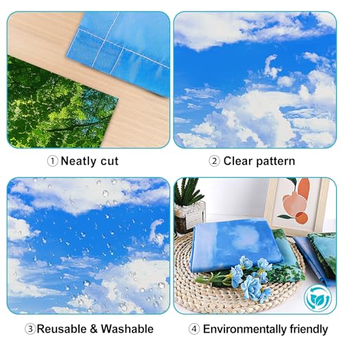 Aheroi 8-Pack Light Covers for Ceiling Lights Classroom Fluorescent, Mix Style