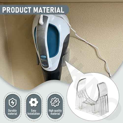 458571-5 199971-7 Vacuum Wall Mount Bracket Compatible with Ma-kita DCL180, DCL181, DCL182, DCL280, CL001G, CL100DW, CL104, XLC02RB1W, XLC02ZW Models, Also for 18V Vacuum Wall Mount Bracket